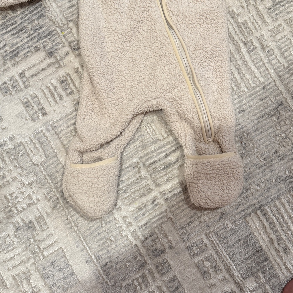 The North Face Beige Kids Footie - Picture 2 of 7